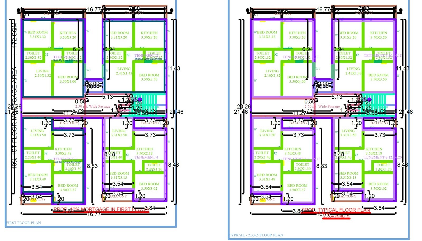 Poorna PG Green Homes Floor Plans