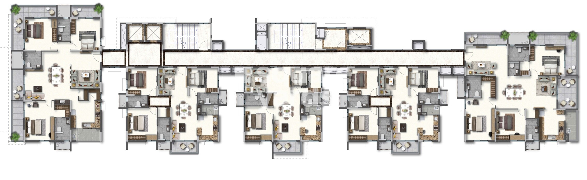 Poulomi Avante Floor Plans 1