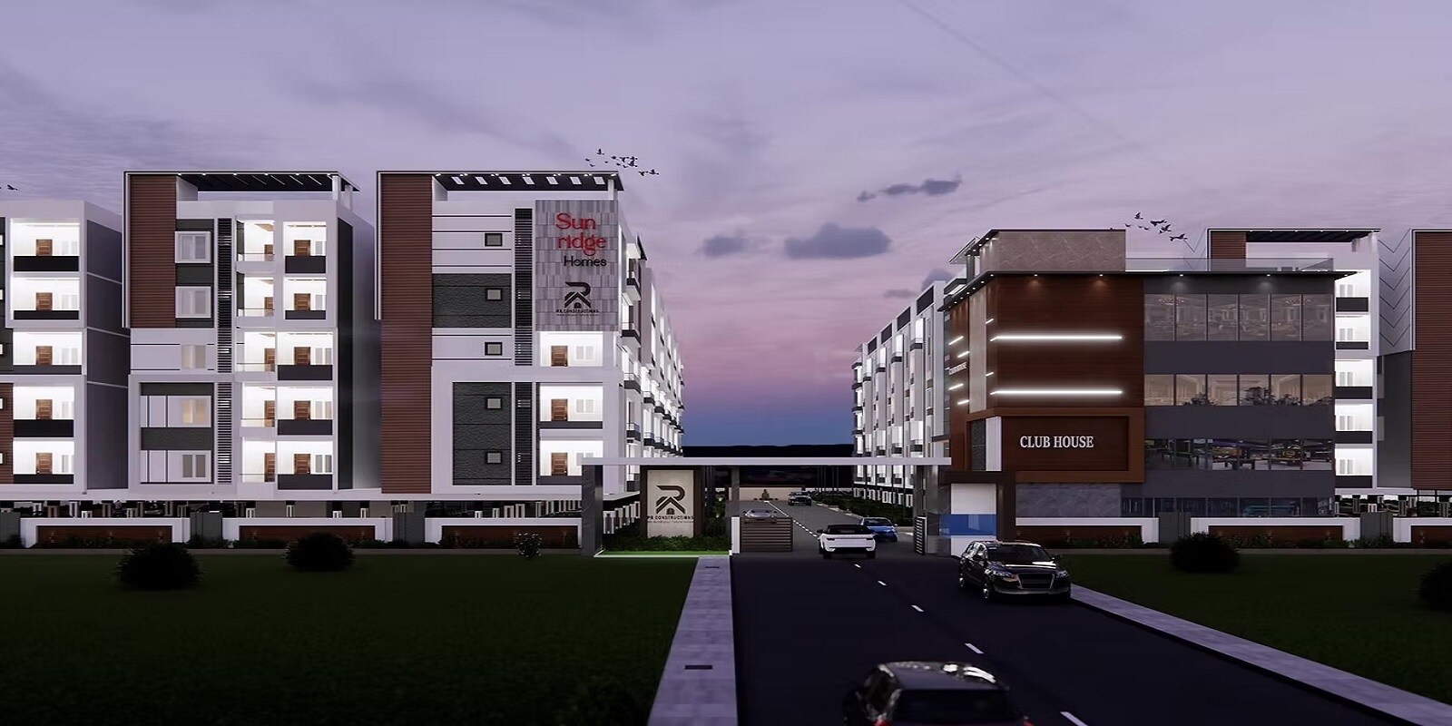 PR Sunridge Homes residential project in Meerpet