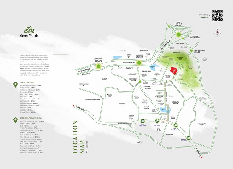 Pragathi Green Woods Location Image