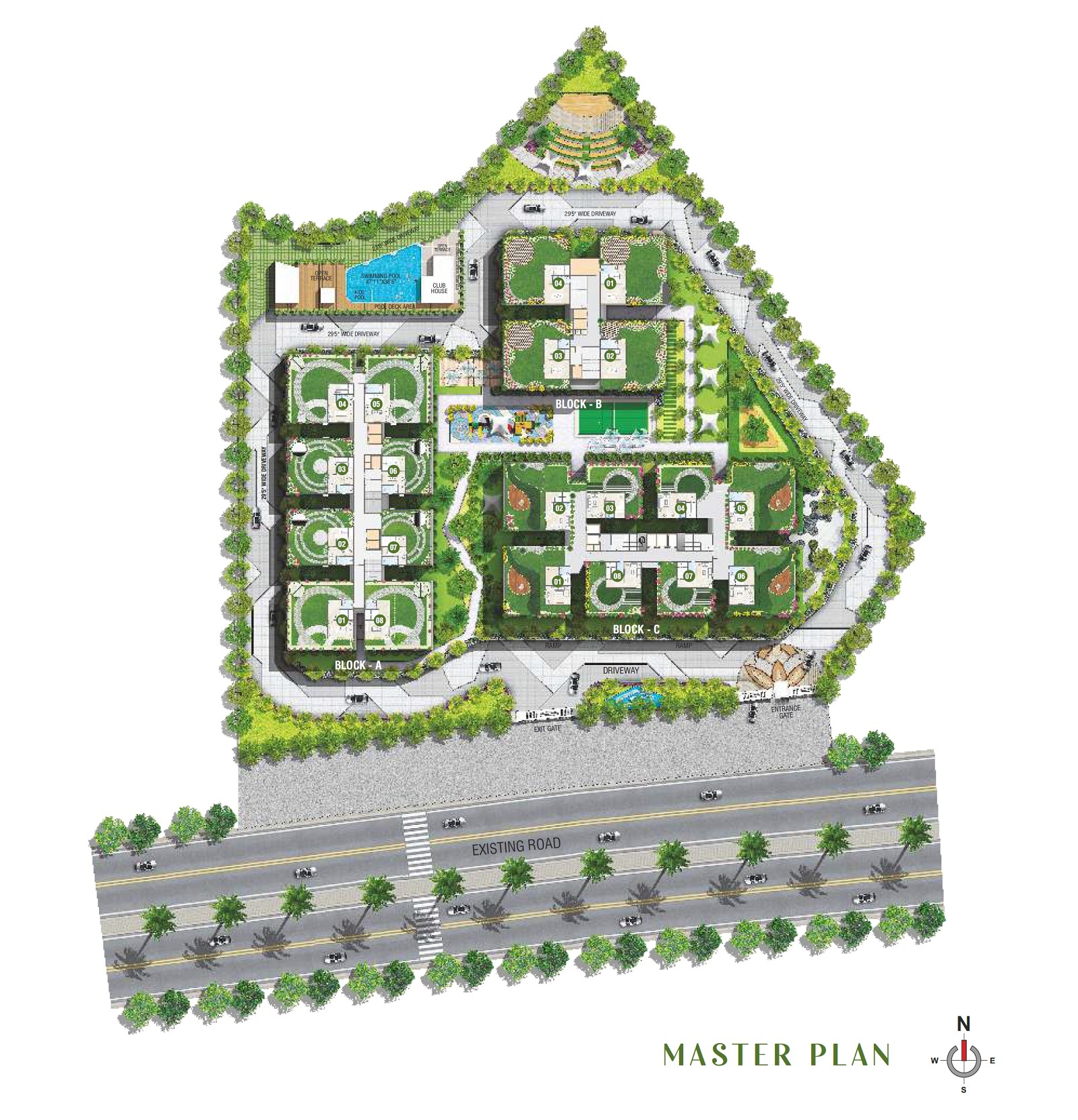 Pragathi Green Woods Master Plan Image