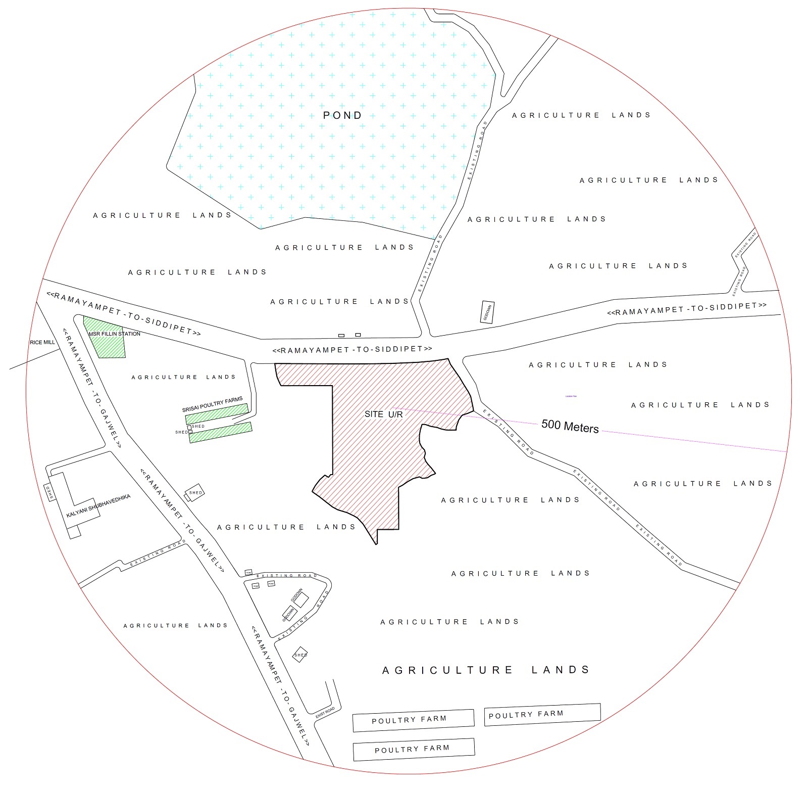 Pragaty Nagar Plots Location Image