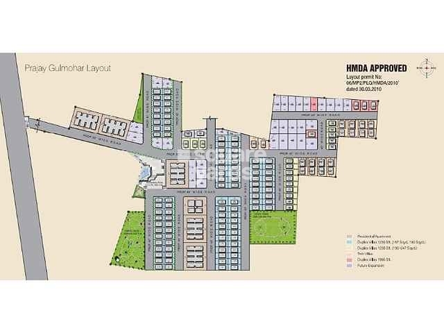 Prajay Gulmohar Master Plan Image