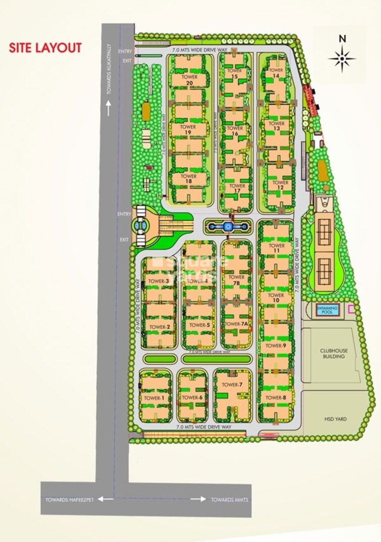 Prajay Megapolis Master Plan Image