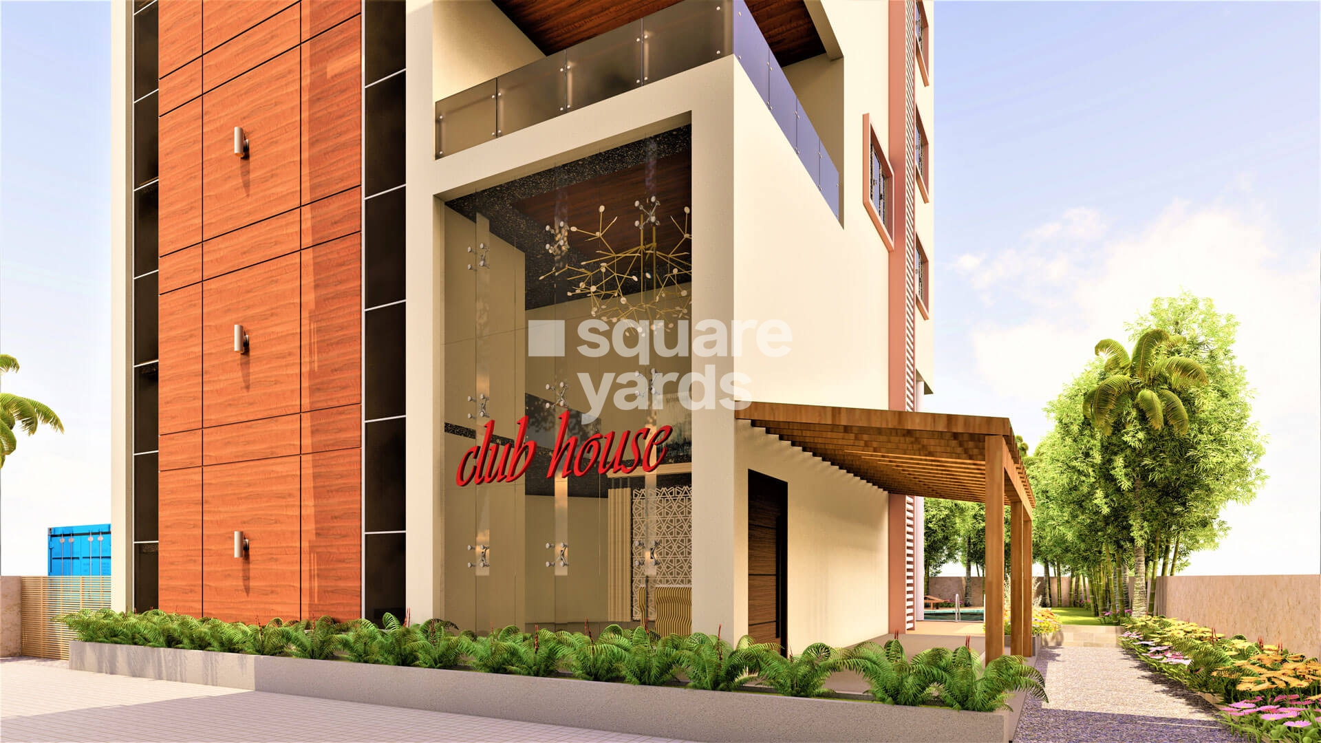 Prajay Samshraya Homes Clubhouse External Image