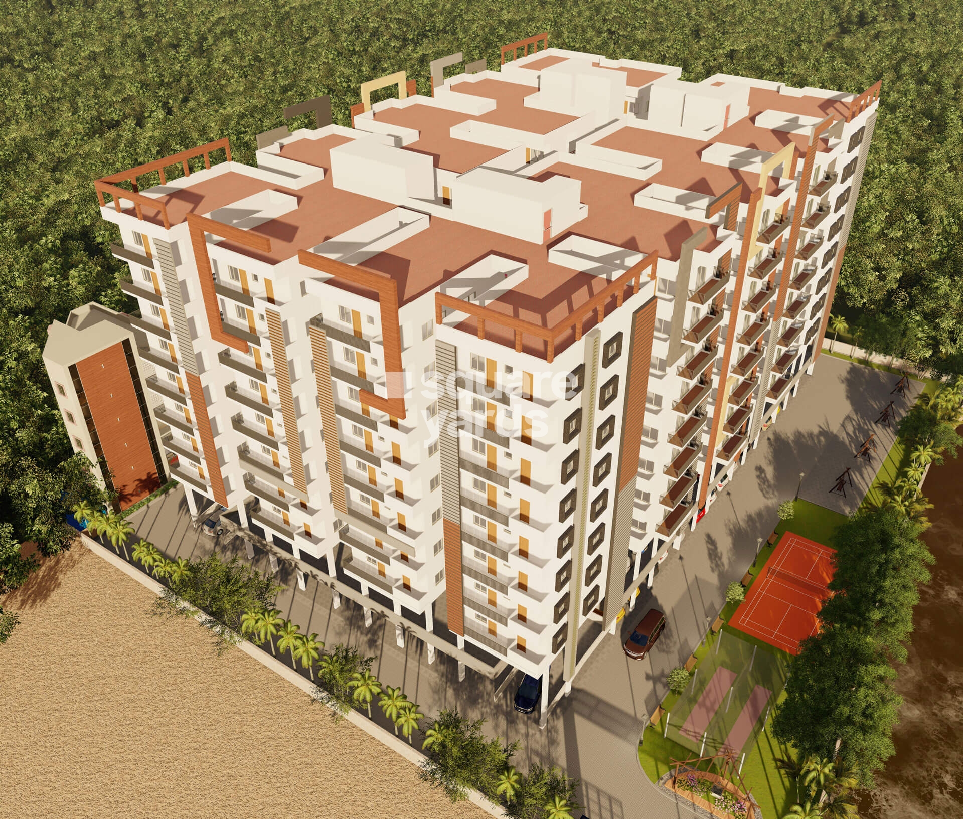 Prajay Samshraya Homes Tower View