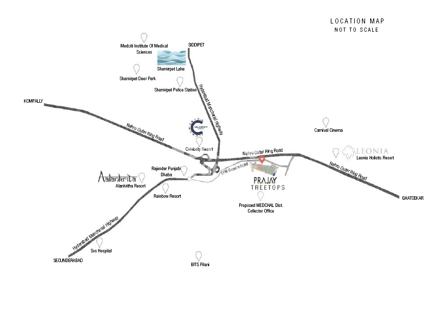 Prajay Treetops Shamirpet, Hyderabad Price List, Project Info