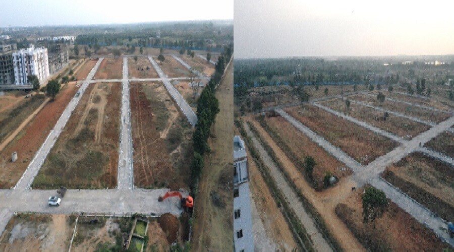 Prajay Virgin County Plot Images