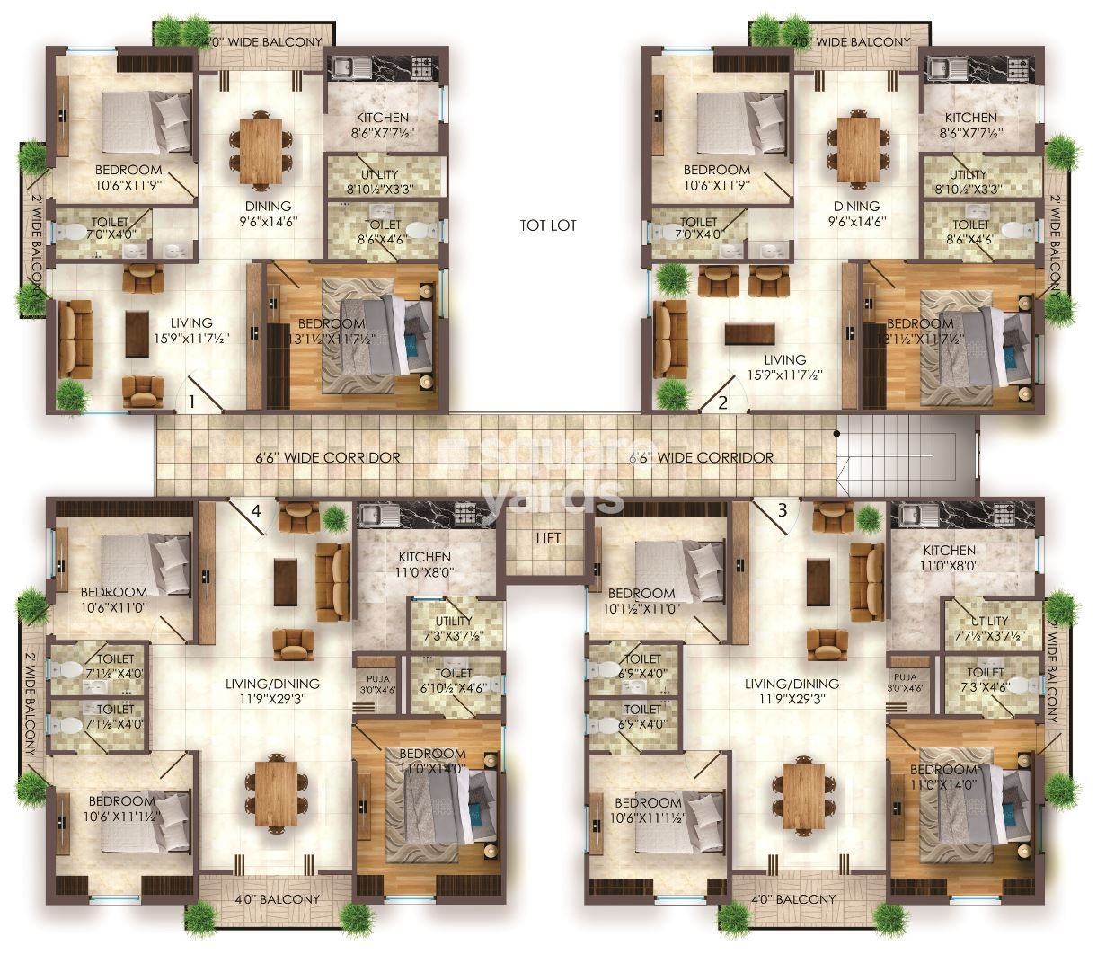 Pranathi Eesha Floor Plans