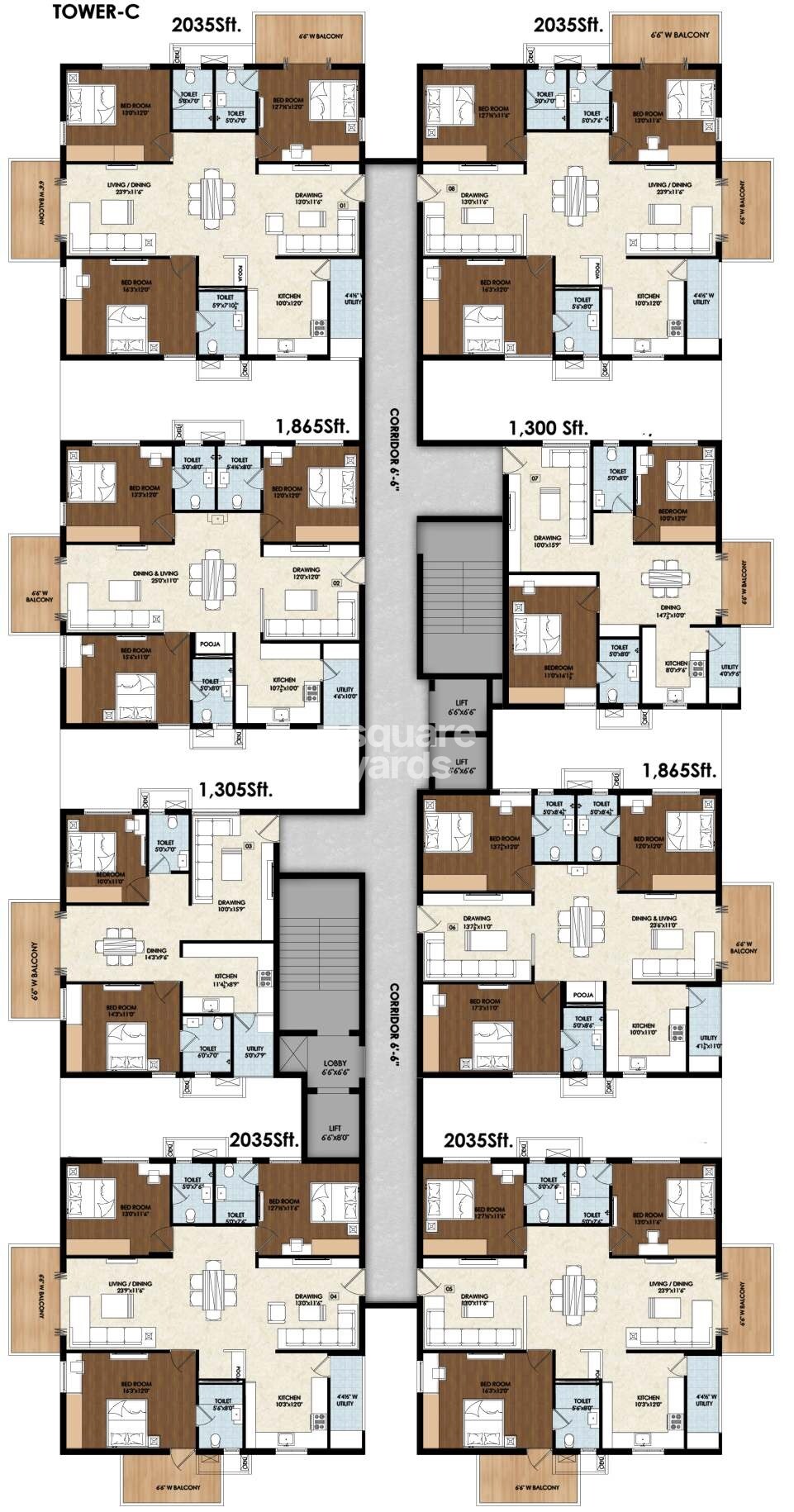 Pranathi Kiara Floor Plans 2