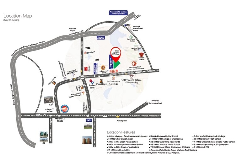 Praneeth APR Pranav Townsquare Location Image