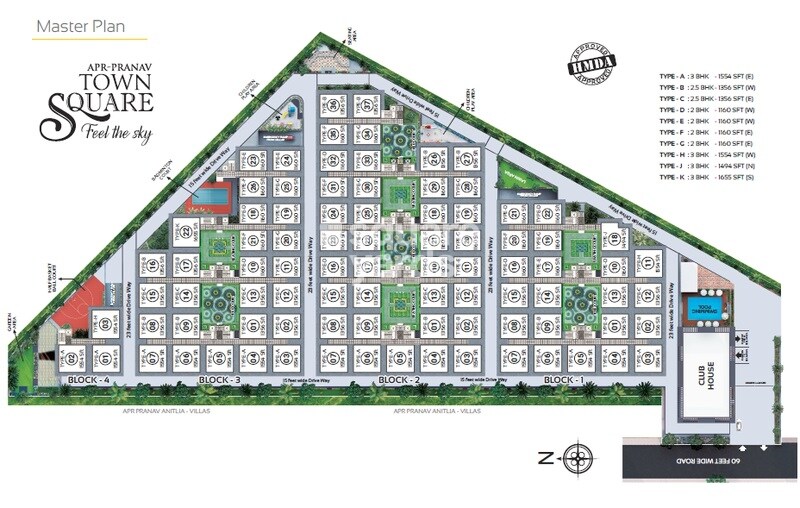 Praneeth APR Pranav Townsquare Master Plan Image