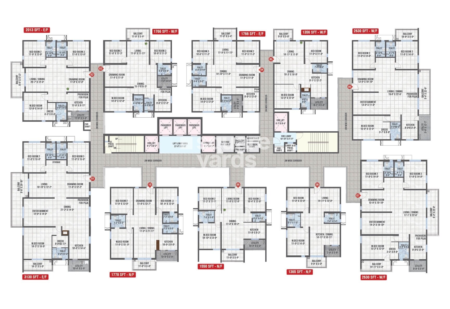 Praneeth Pranav Ixora Floor Plans