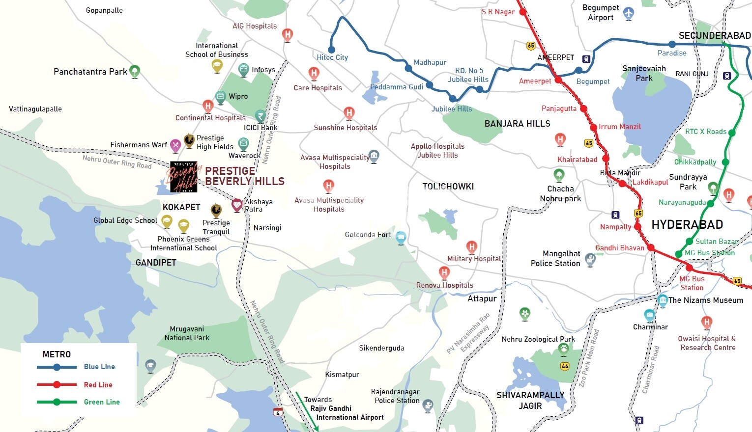 Prestige Beverly Hills Location Image