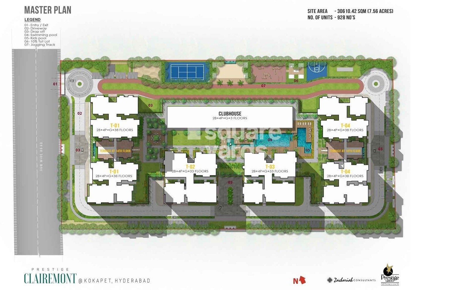 Prestige Clairemont Master Plan Image