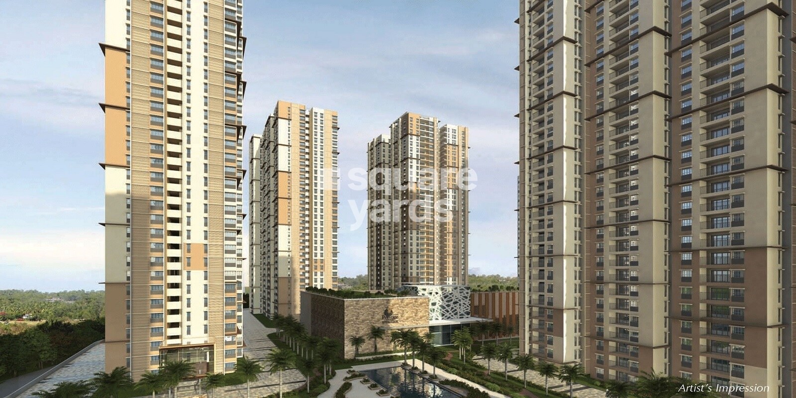 Prestige High Fields Gachibowli Tower View 2