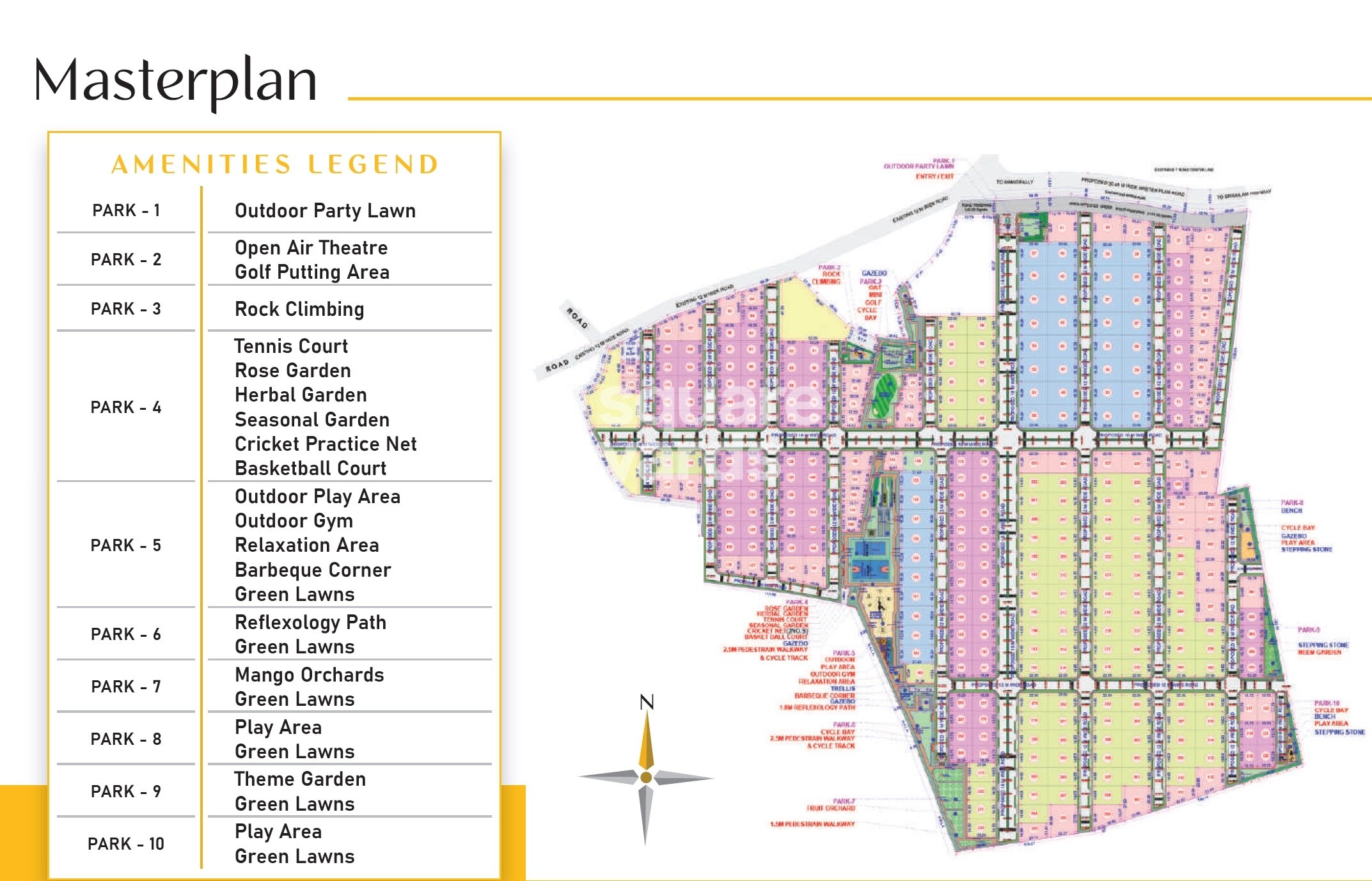 Prestige Orchards Master Plan Image