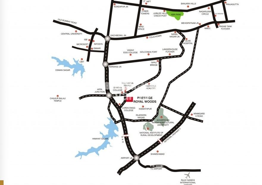 Prestige Royal  Woods Location Image