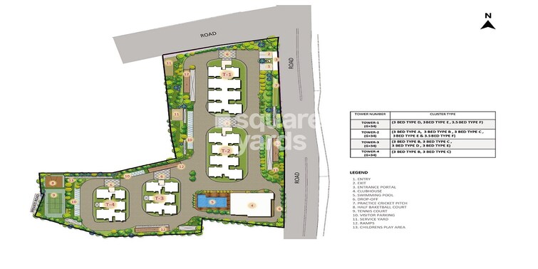 Prestige Tranquil Master Plan Image
