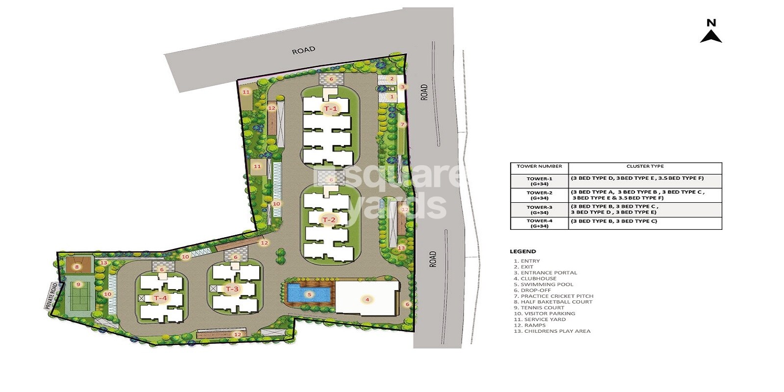 Prestige Tranquil Master Plan Image