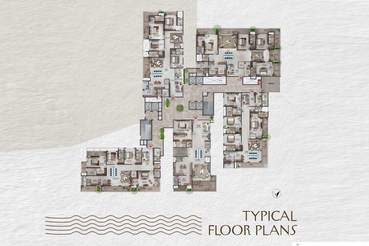 Prestige Vaishnaoi Rainbow Waters Floor Plans