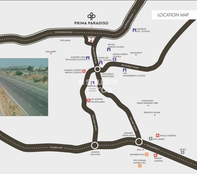 Prima Paradisoo Location Image