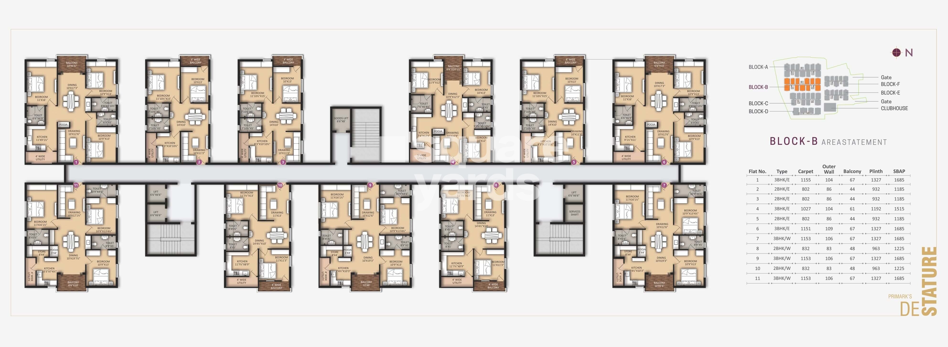 Primark De Stature Floor Plans 2