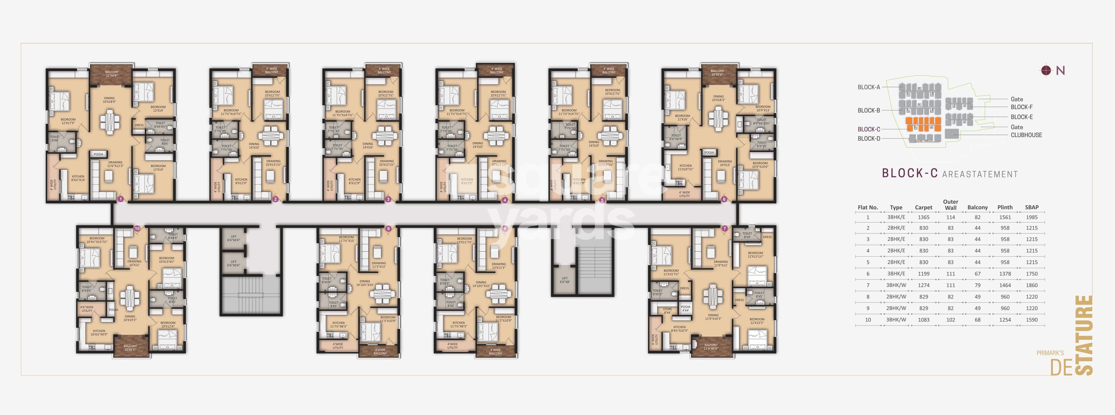 Primark De Stature Floor Plans 3