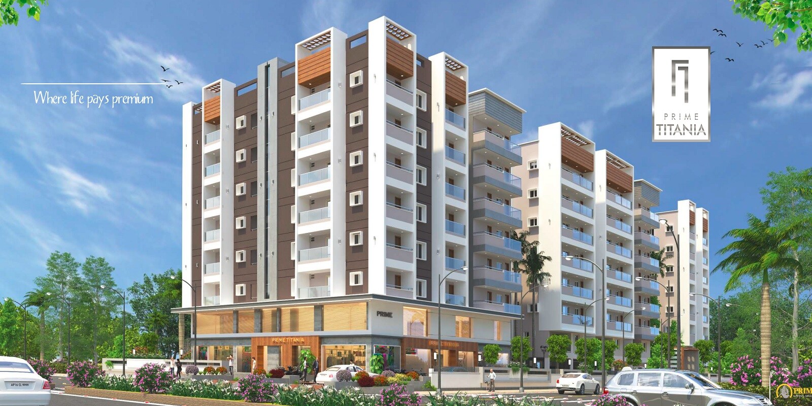 Prime Titania residential project in Mokila
