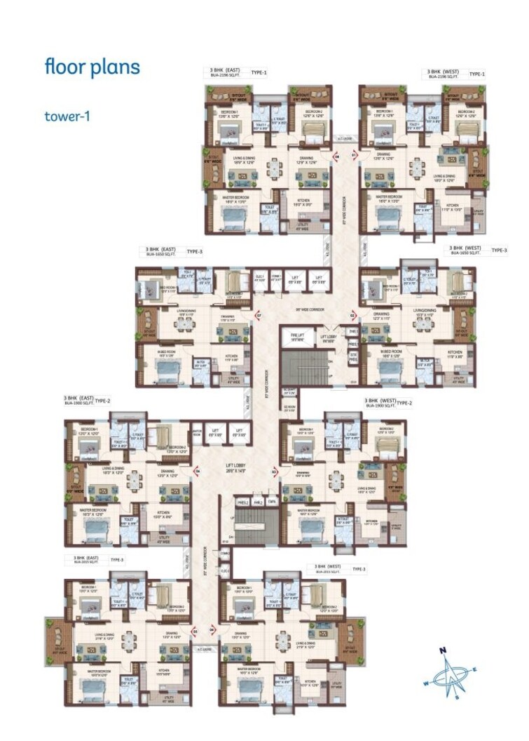 Prosperiti Ekam Floor Plans 1