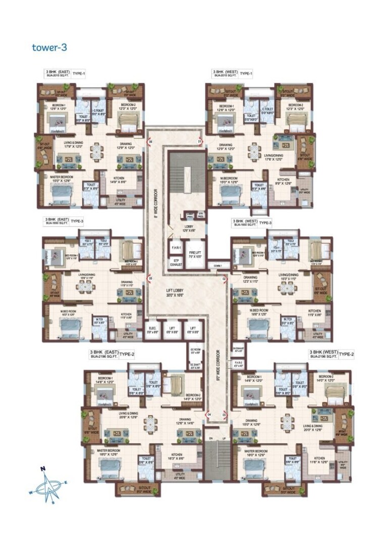 Prosperiti Ekam Floor Plans 3