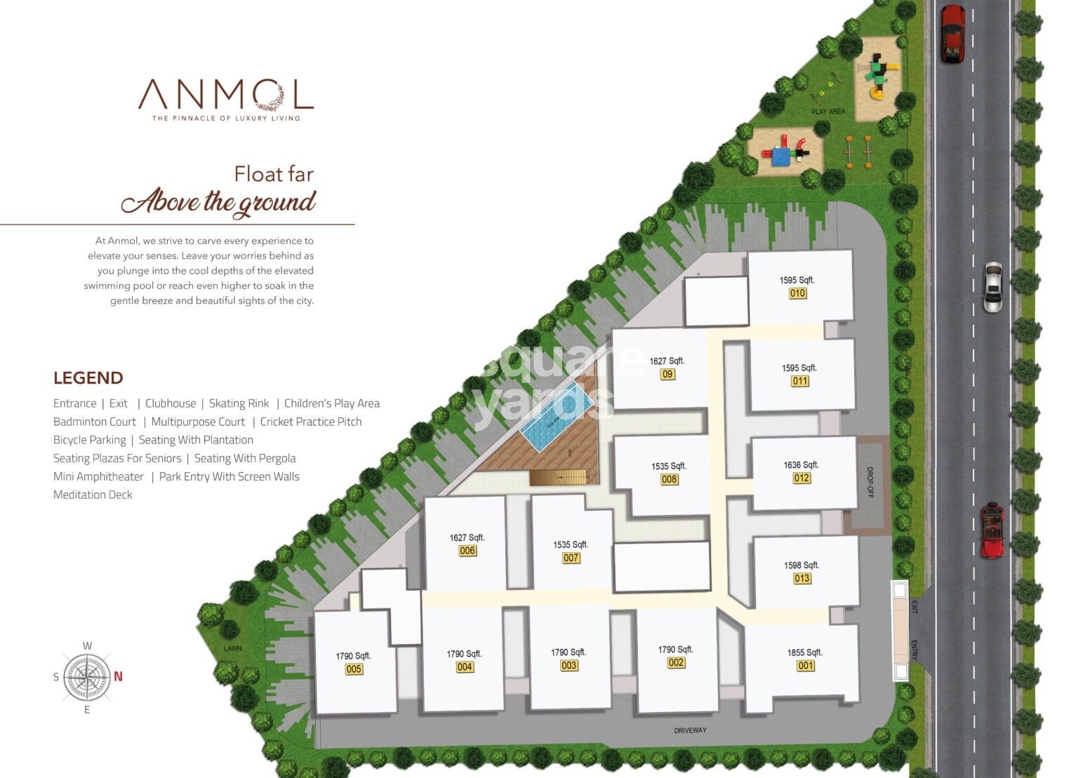 PVR-Anmol_a collage of photos of a building with a cartoon character on it