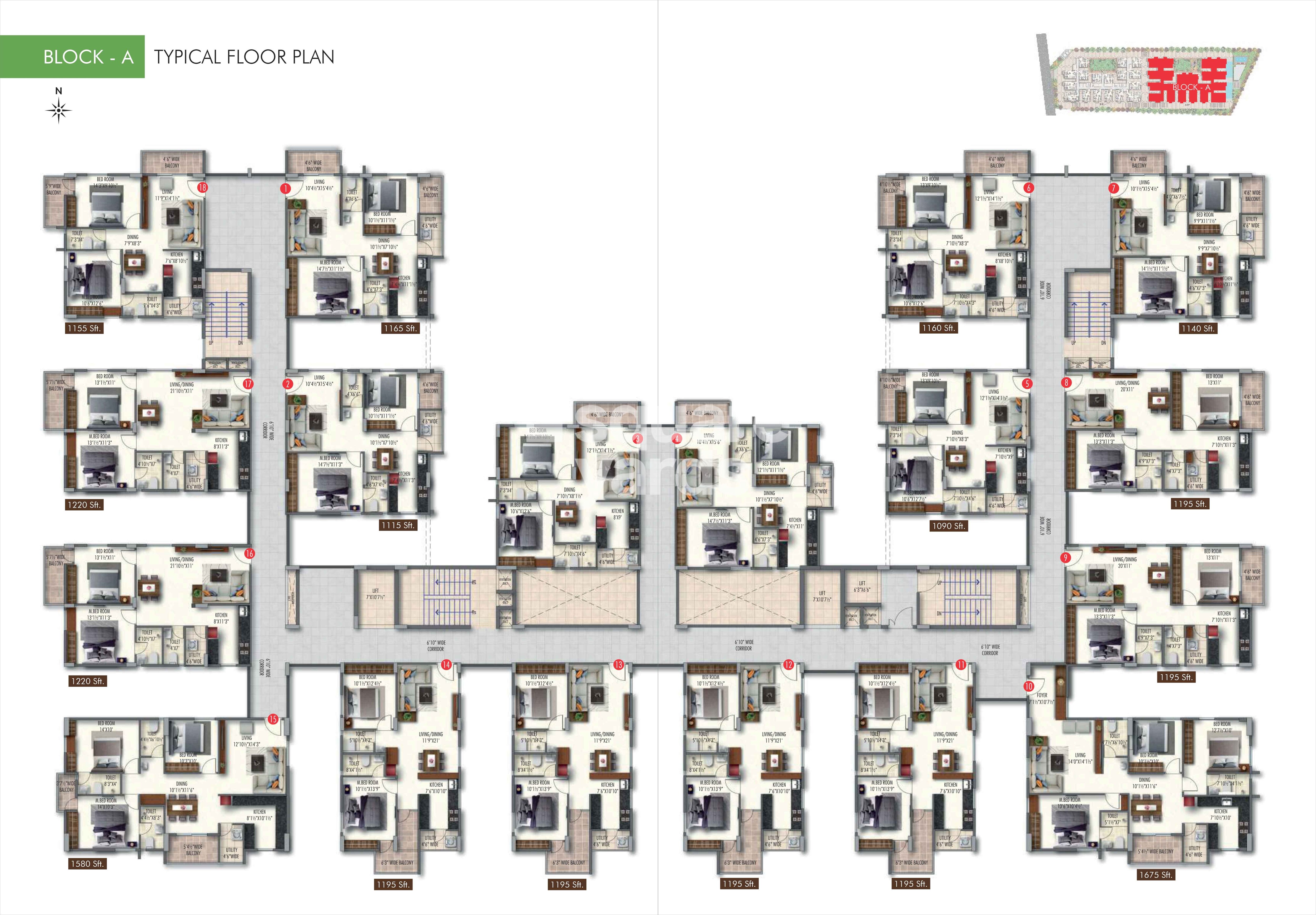 Qualitas Nestilo Floor Plans 1