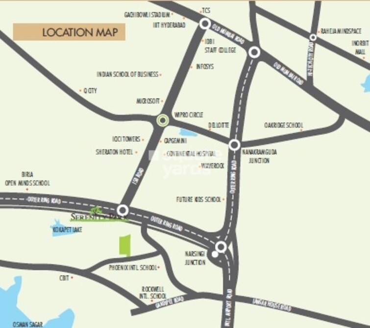 Qualitas Serenity Park Location Image