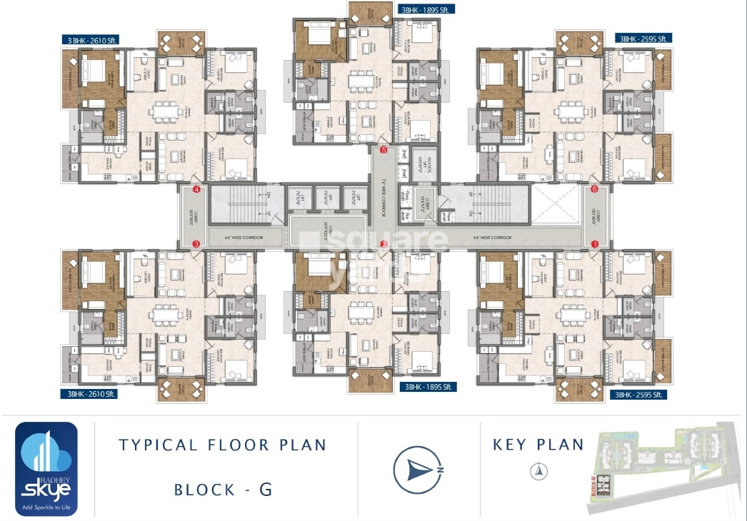 Radhey Skye Floor Plans