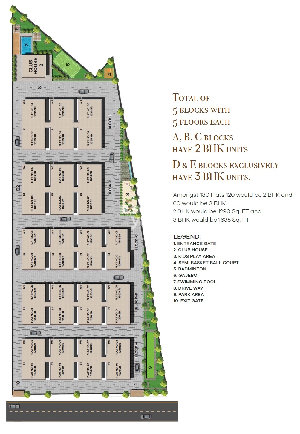 Radiant Middle Town Master Plan Image