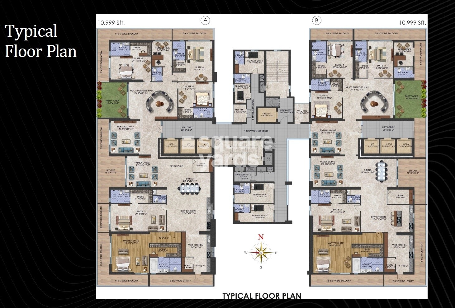 Raghava Capital 45 Floor Plans