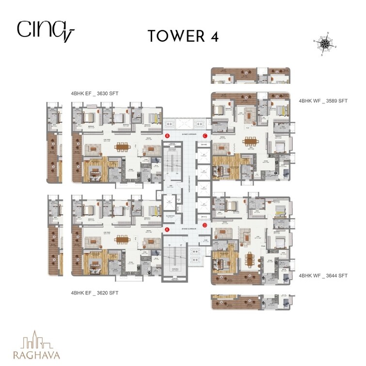 Raghava Cinq Floor Plans 2