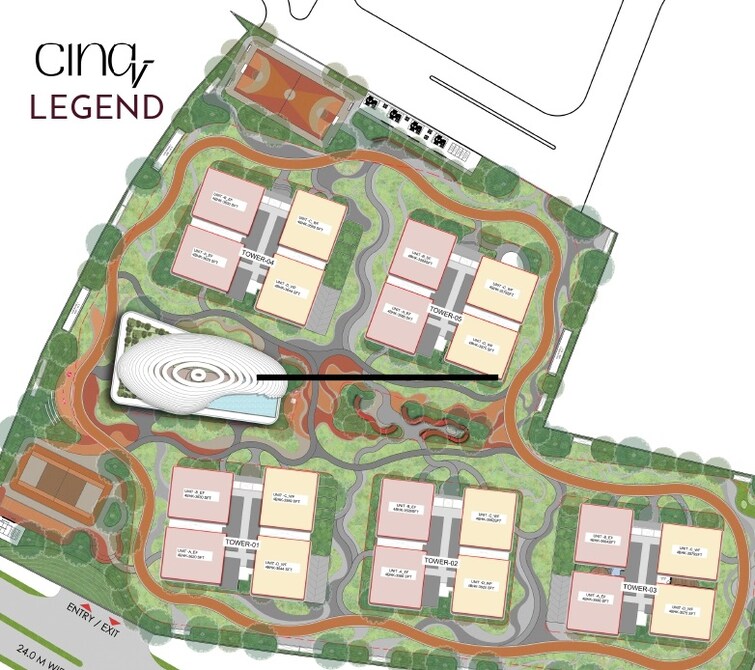 Raghava Cinq Master Plan Image