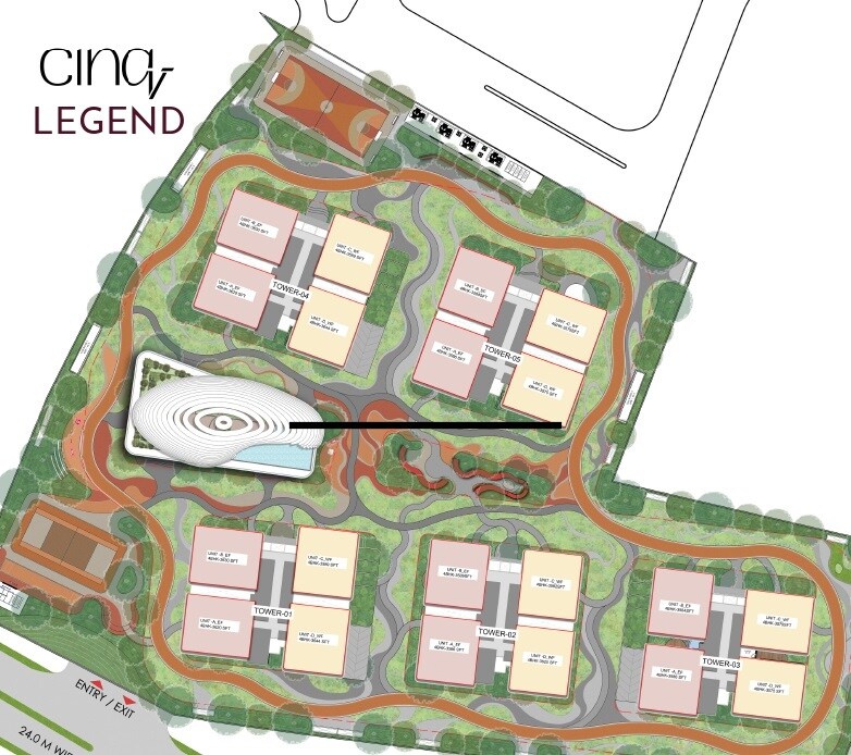 Raghava Cinq Master Plan Image