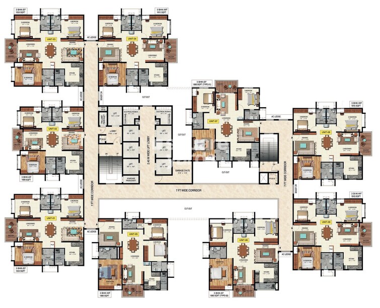 Raghava Wave Floor Plans 2