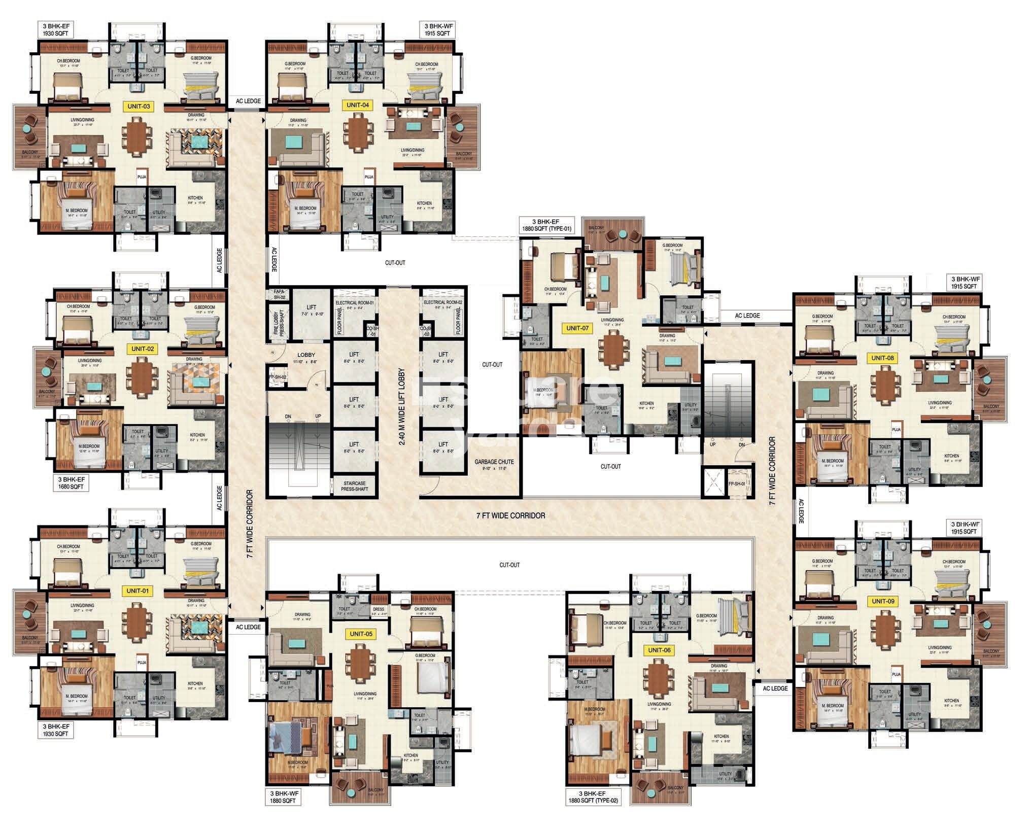 Raghava Wave Floor Plans 2