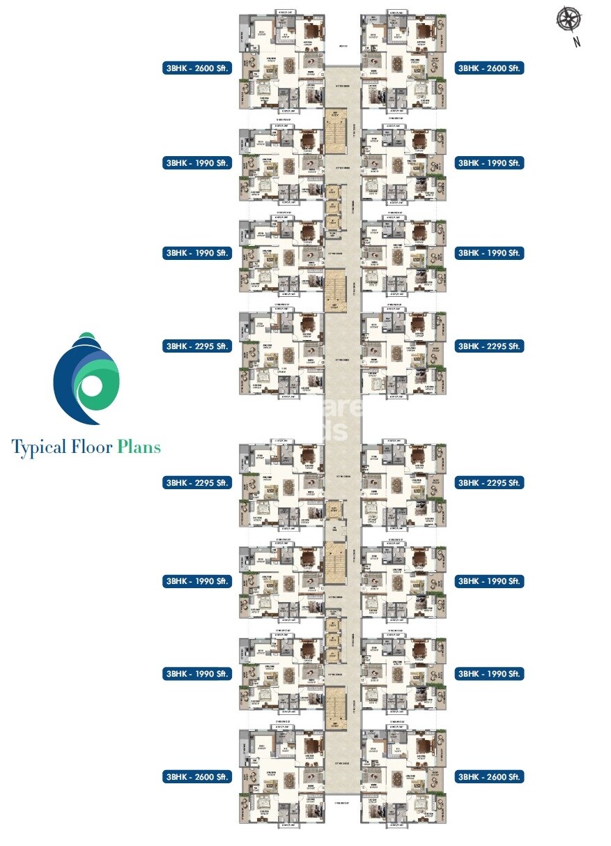 Raghavendra Panchajanya Heights Floor Plans 3