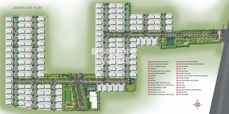 Raghuram ACS Prime Villas Master Plan Image