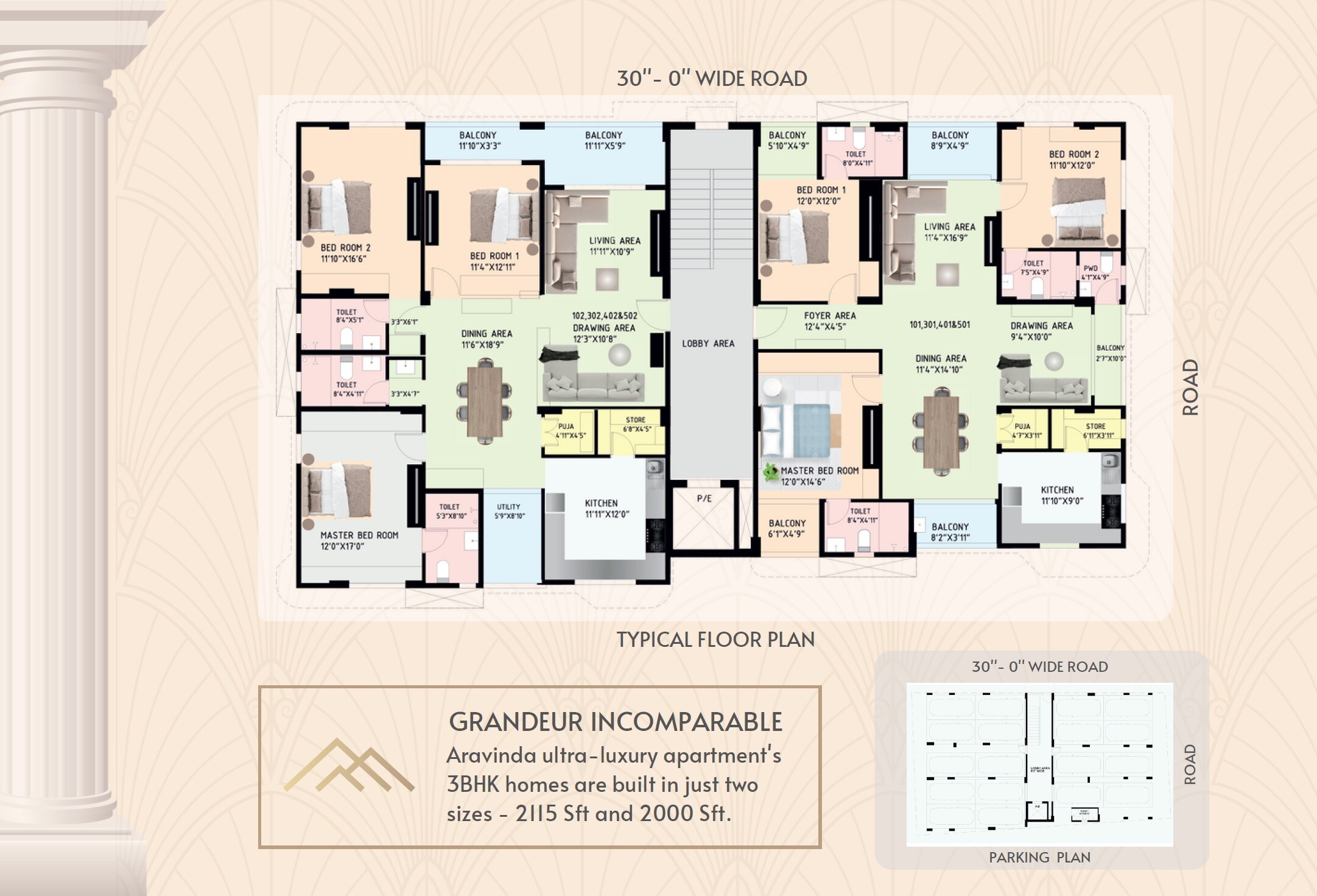 Raghuwanshi Aravinda Floor Plans