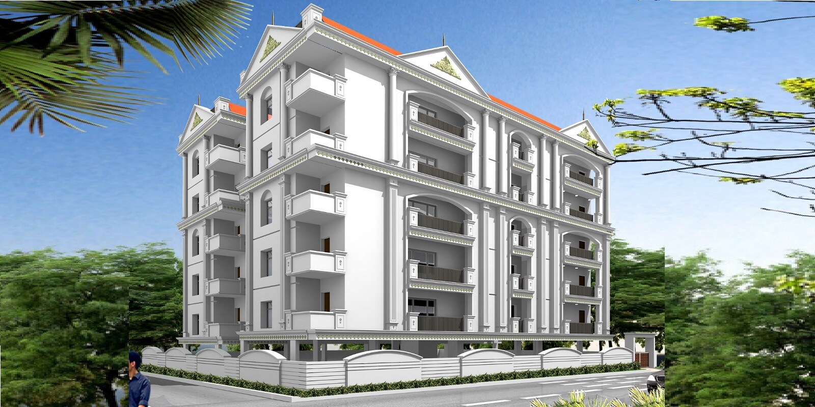 Rainbow Indra Imperia residential project in Mansoorabad