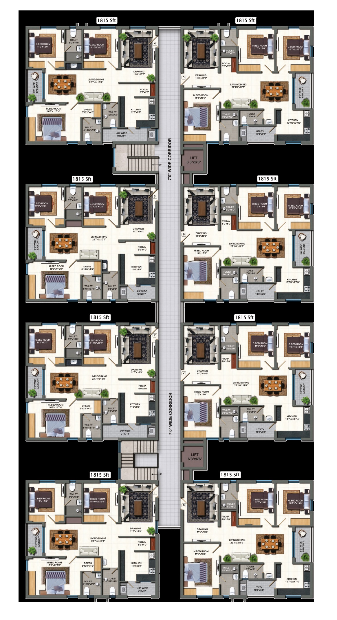 Raja RR Livespace Floor Plans