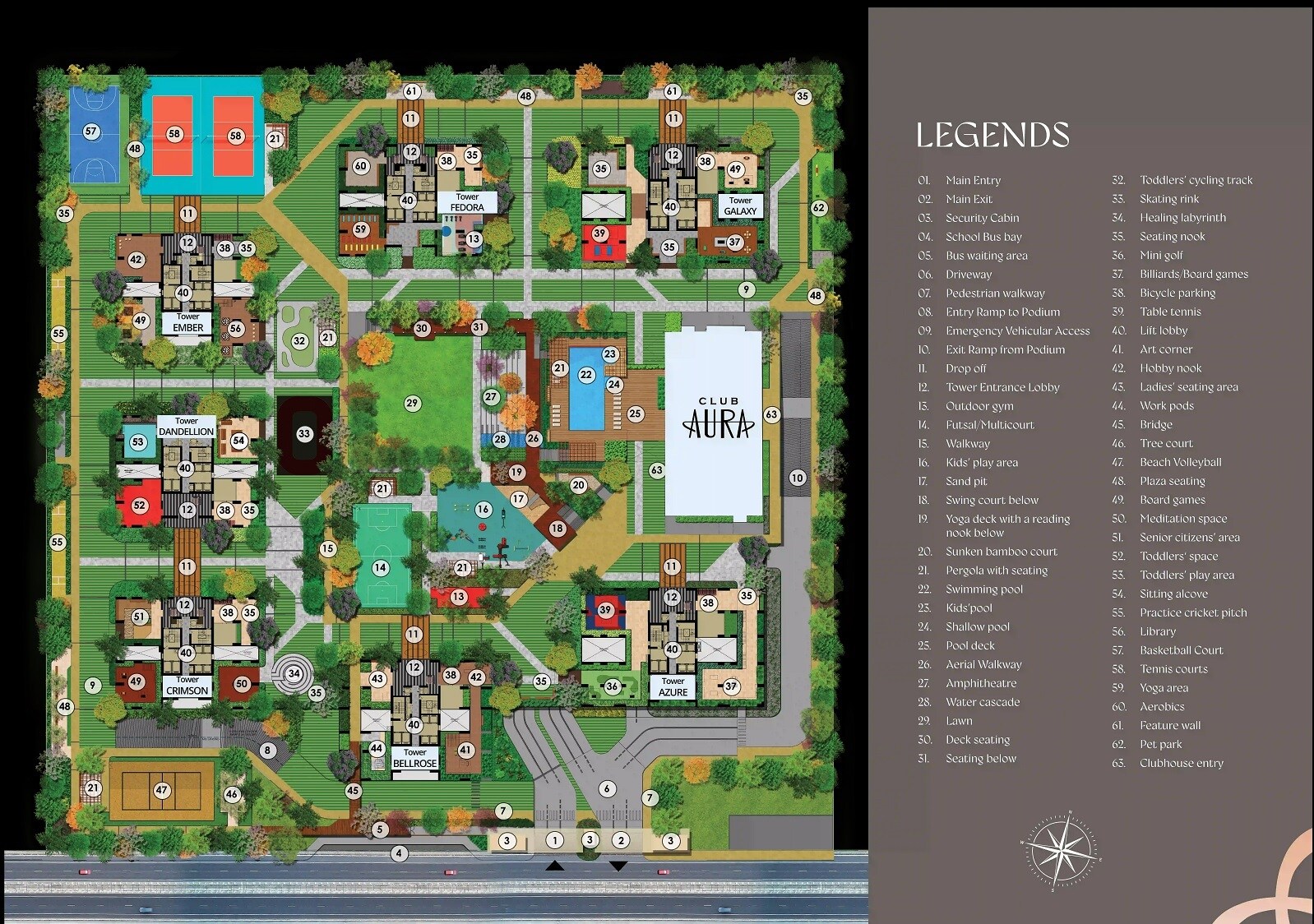 Rajapushpa Aurelia Master Plan Image 2