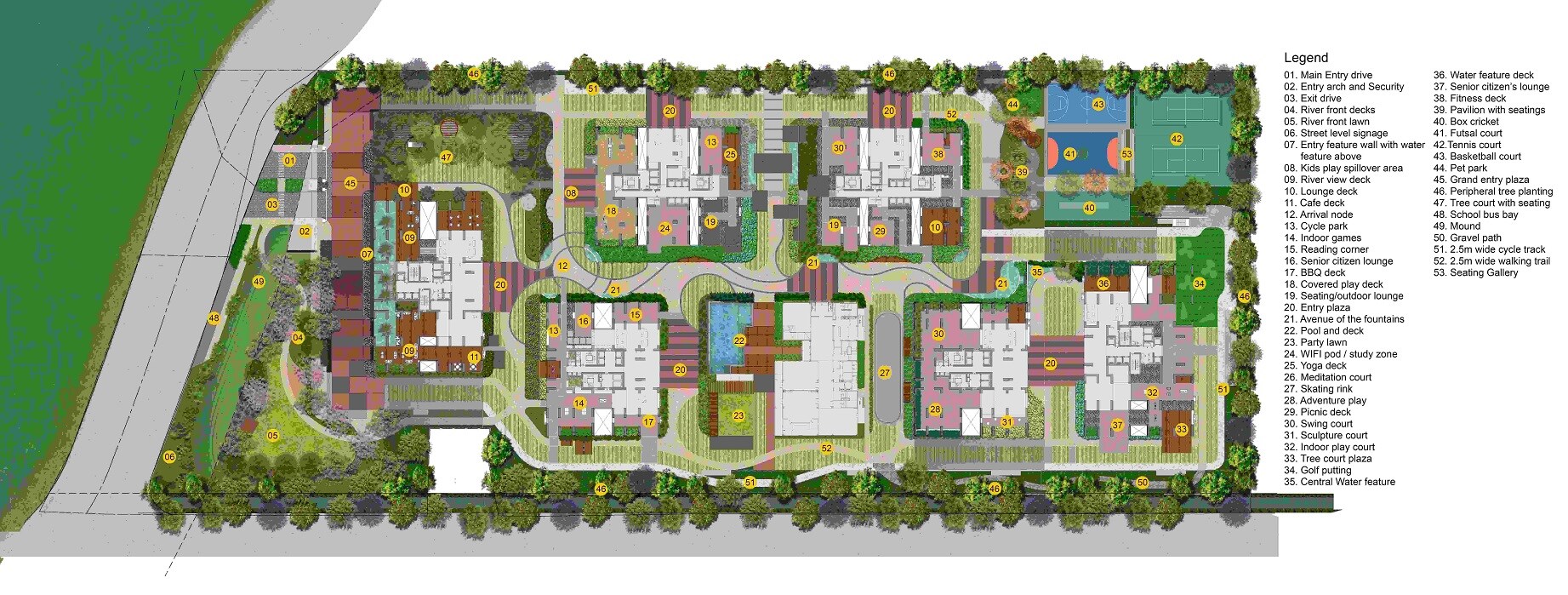 Rajapushpa Infina Master Plan Image