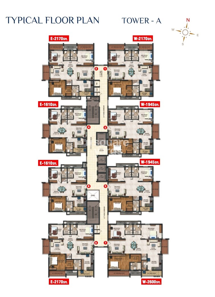 Rajapushpa Regalia Floor Plans 1
